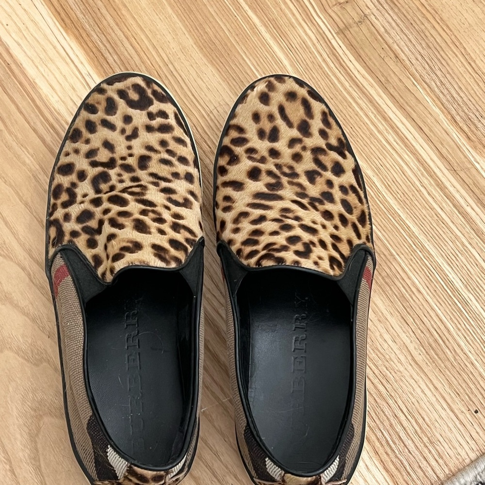 Burberry Leopard Print Flats shoes keds - Picture 6 of 13